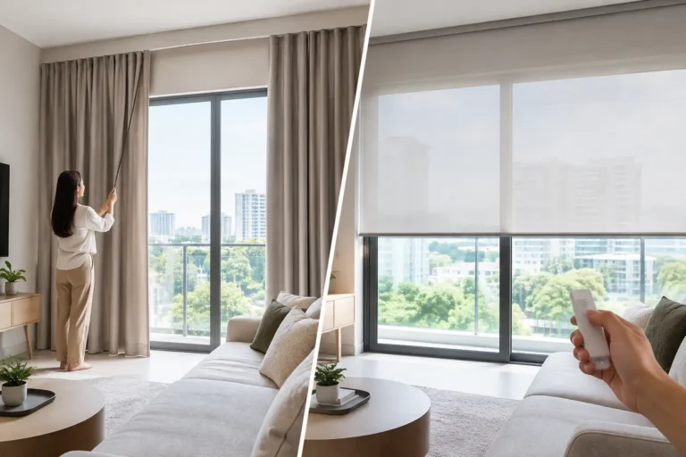 Manual Versus Motorised Curtains for Your Home